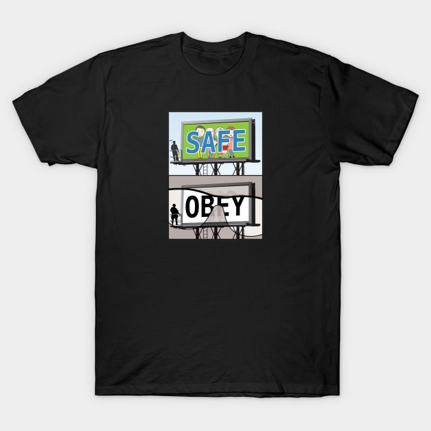 Safe - Obey T-Shirt by gonzoville